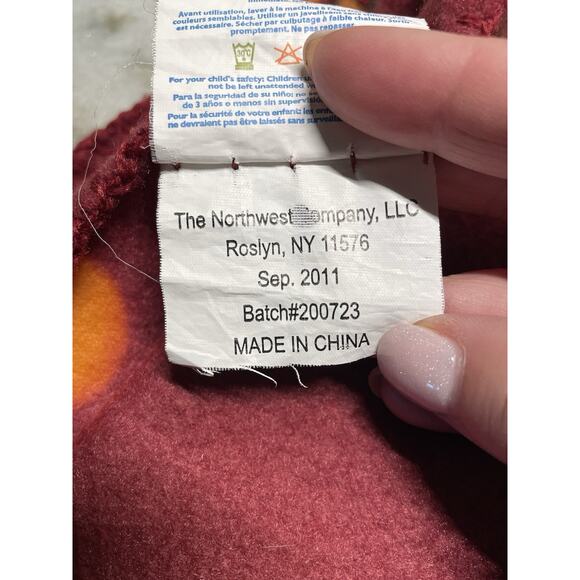 Virginia Tech Hokies VT Mickey Mouse Fleece Throw Lap Blanket Collaboration - Picture 7 of 9